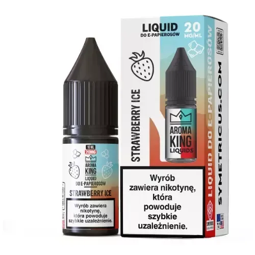 Liquid Aroma King Salt 20 mg 10 ml Strawberry Ice