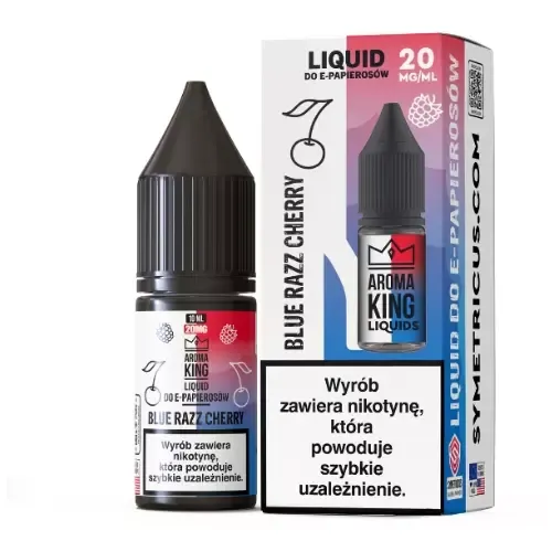Liquid Aroma King Salt 20 mg 10 ml Blue Razz Cherry