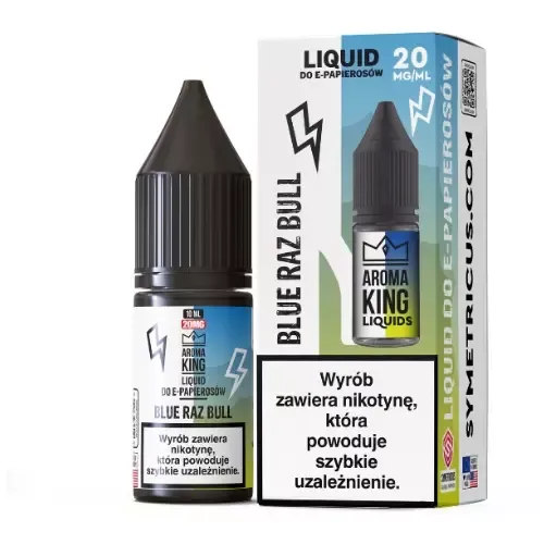 Liquid Aroma King Salt 20 mg 10 ml Blue Razz Bull