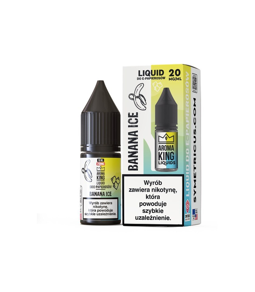 Liquid Aroma King Salt 20 mg 10 ml Banana Ice